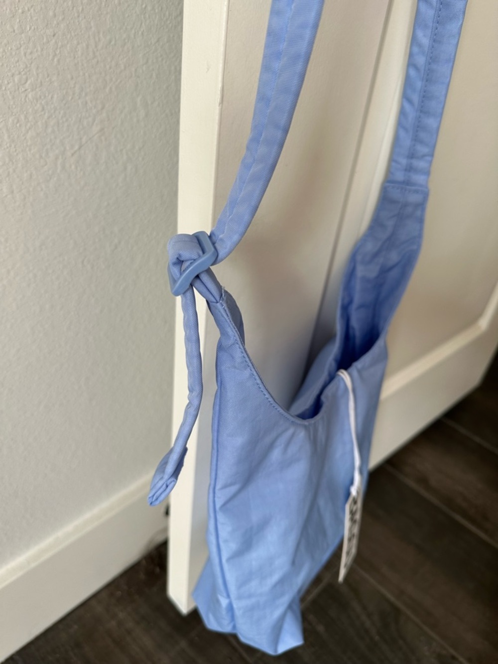 BAGGU French Blue Small Nylon Sling Bag - Picture 4 of 6